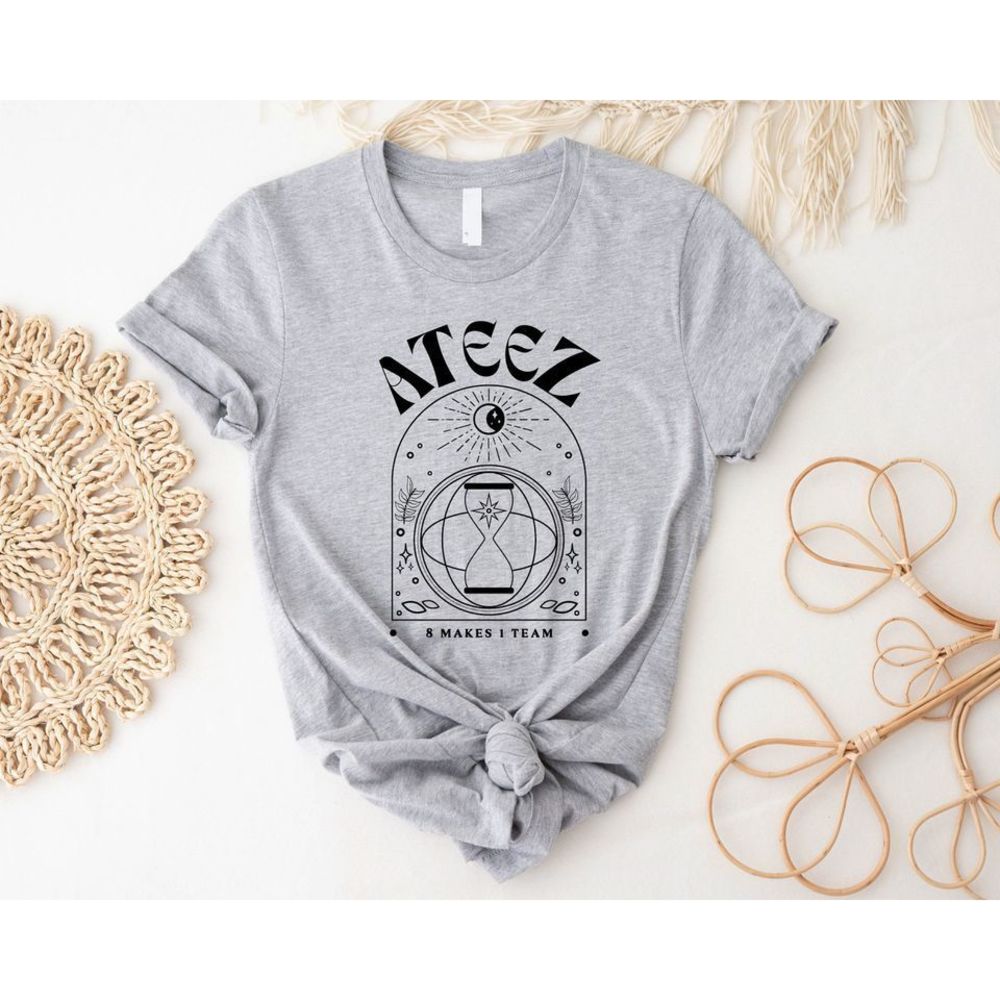 Ateez Break The Wall Tshirt Ateez Shirts Ateez Music Tour Unisex Retro Tshirt